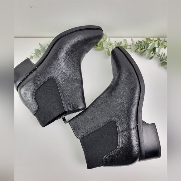 Franco Sarto Dallas Almond Toe Chelsea Heel Boots - Picture 2 of 12